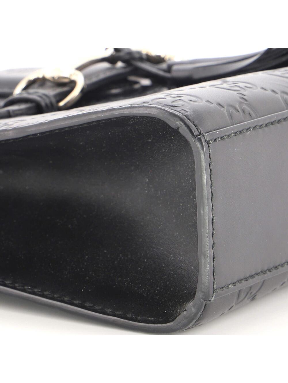 Emily Chain Flap Shoulder Bag #331800G11B - Picture 6 of 7